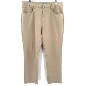 FOOTJOY Beige Khaki Slim Stretch Golf Pants Size 36